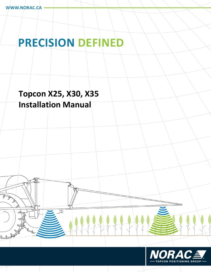 Norac Topcon X25 installation manual