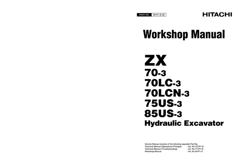 Hitachi ZX70-3 Instruction manual