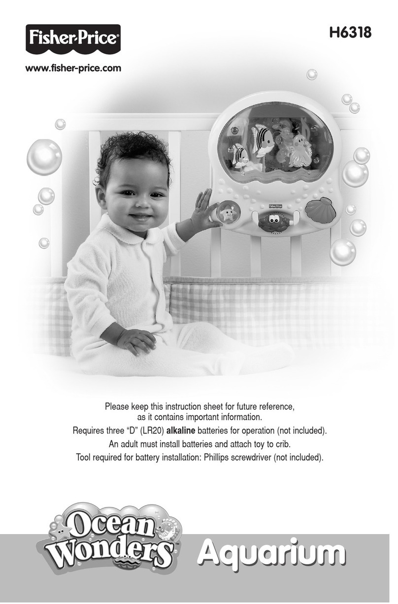 Mattel Fisher-Price Ocean Wonders Aquarium User manual