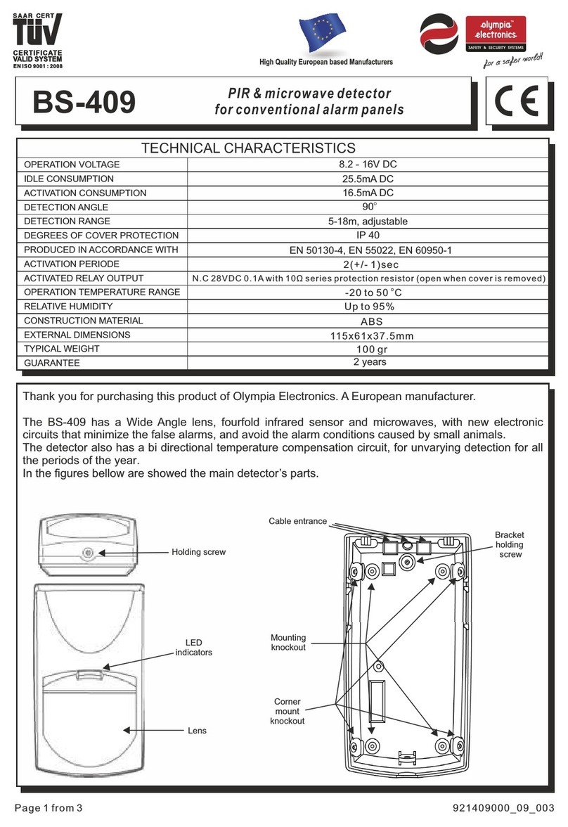 olympia electronics BS-409 User manual