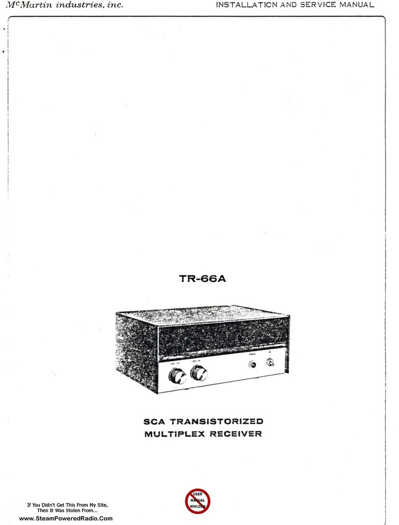 McMartin TR-66A Manual