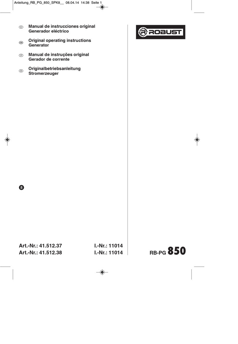 Robust RB-PG 850 Original operating instructions