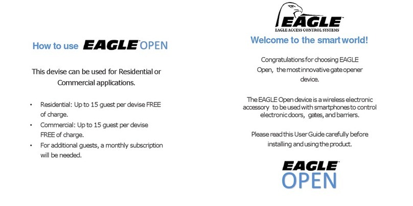 Eagle Access Control Systems EAGLE Open User manual Eagle Access Control Systems EAGLE Open User manual