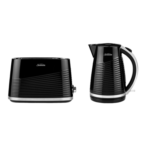 Sunbeam CURVE BREAKFAST SET user guide