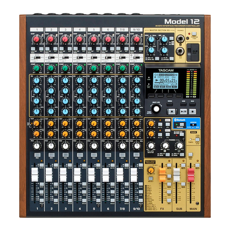 Tascam 12 User manual