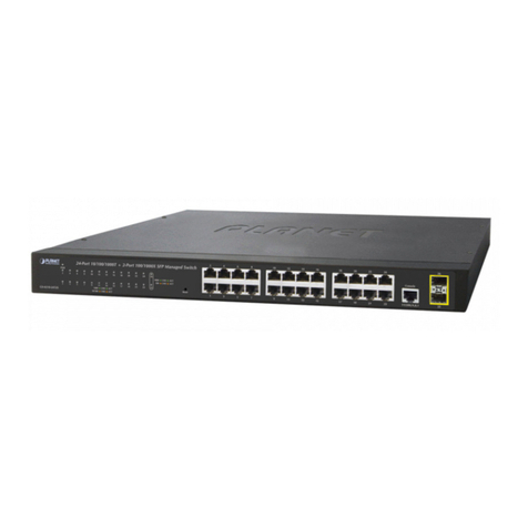 Planet Networking & Communication GS-4210-16T2S User manual