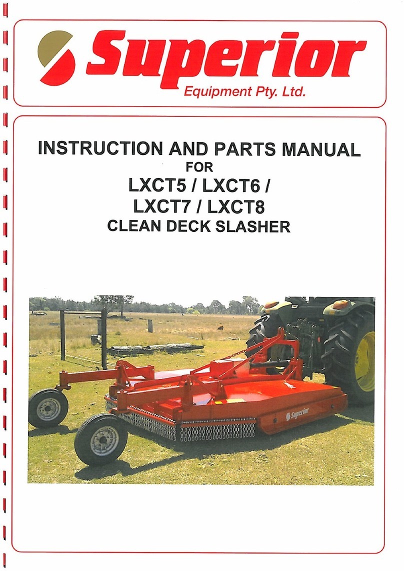 Superior LXCT5 Instructions and parts manual