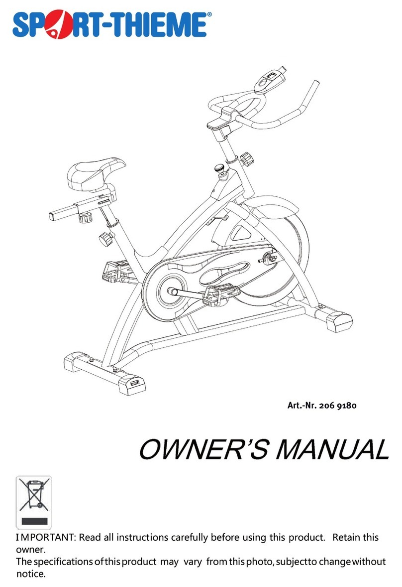 Sport-thieme 206 9180 owner's manual
