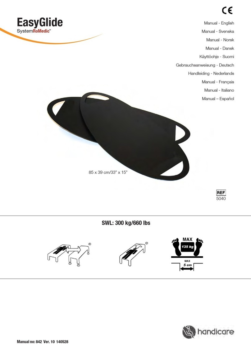 Handicare SystemRoMedic EasyGlide User manual