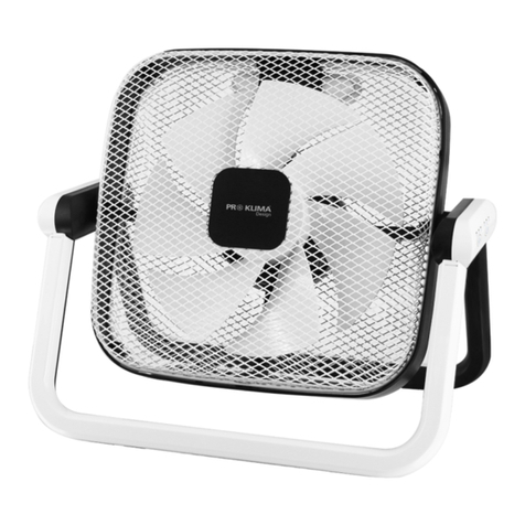 ProKlima FAN-111544.1 User manual
