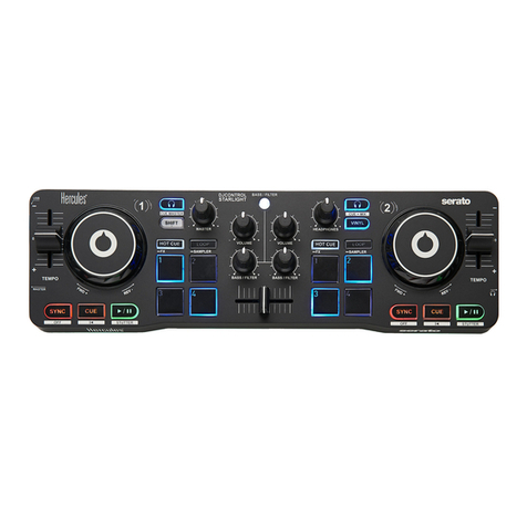 Hercules DJControl Starlight Operating instructions