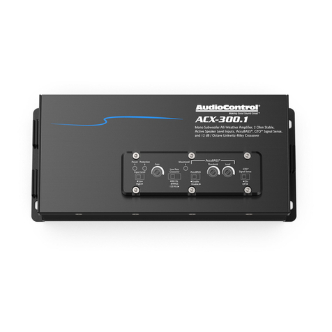 Audio Control ACX-300.1 User manual
