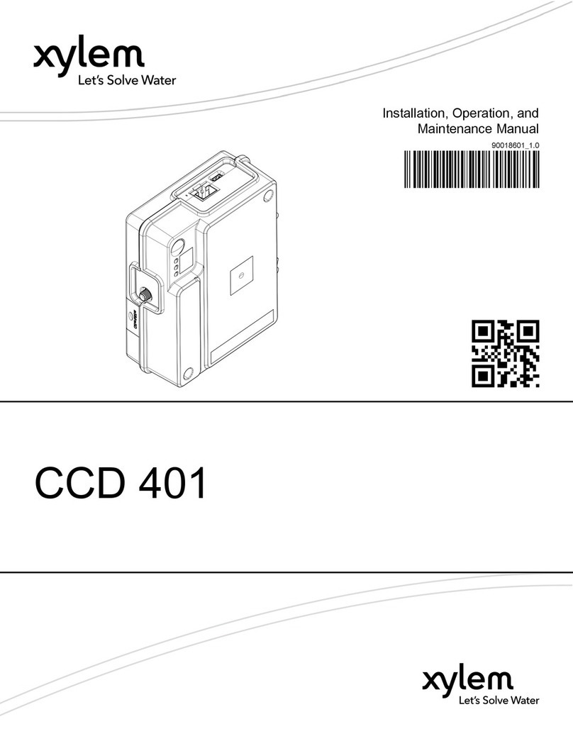 Xylem CCD 401 Installation, operation and maintenance manual