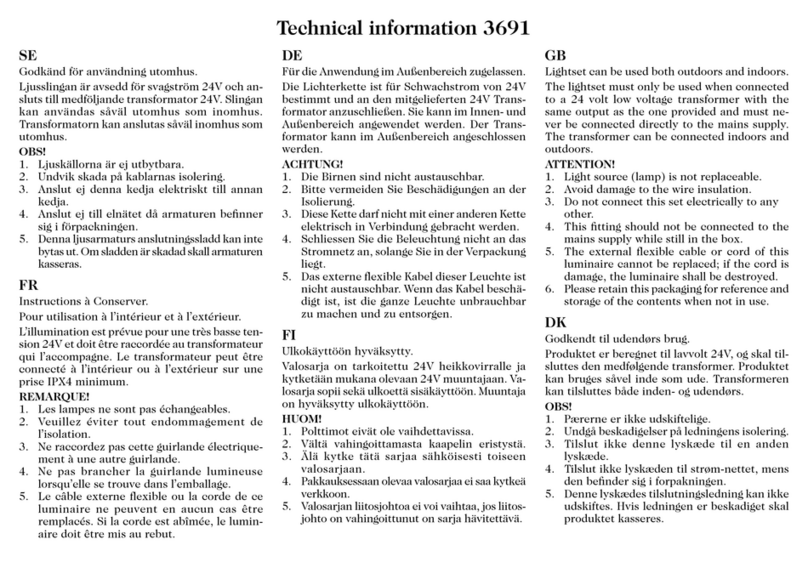 Konstsmide 3691 Manual