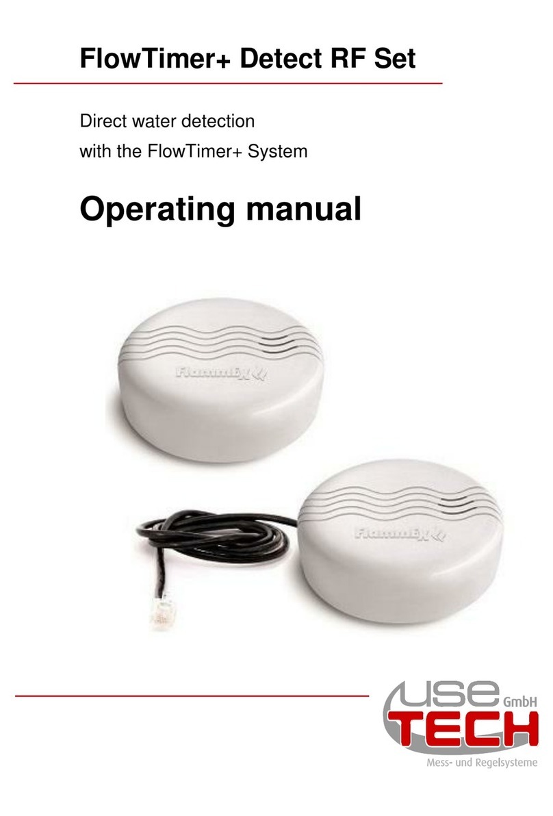 UseTECH FlowTimer+ Detect RF Set User manual