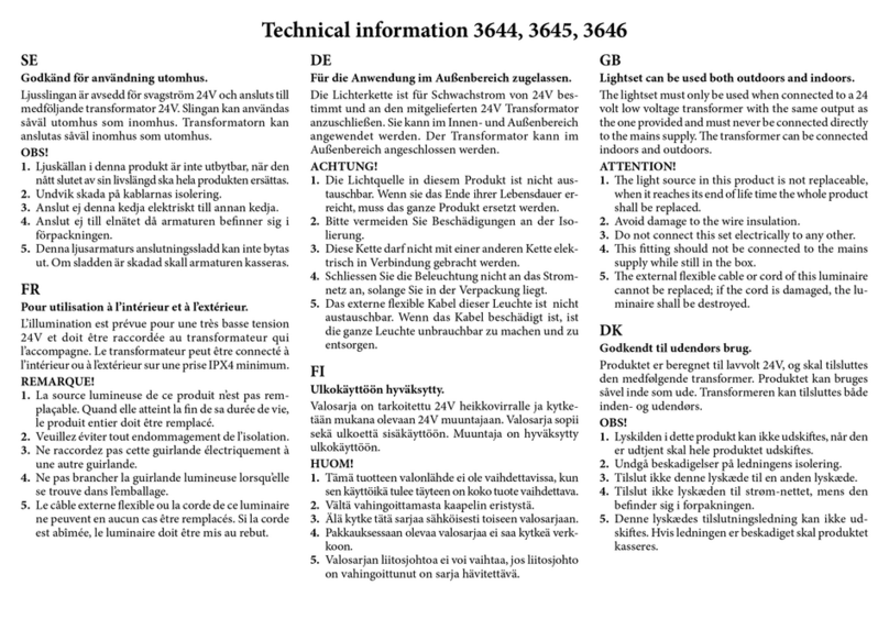 Konstsmide 3644 technical information