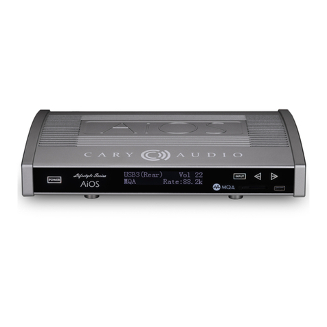 Cary Audio Design AiOS quick start guide