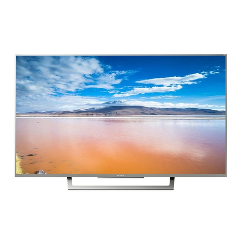 Sony XBR-49X835D Service manual