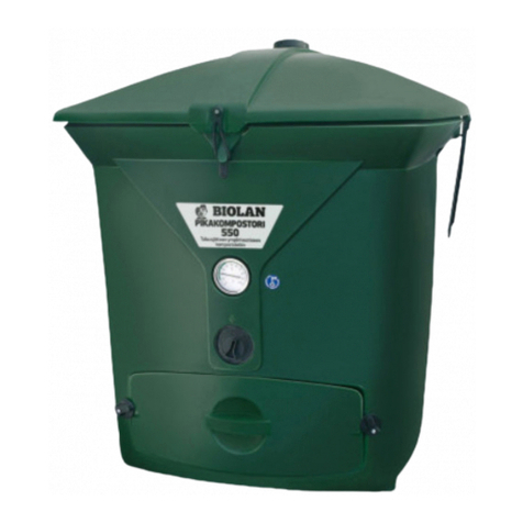 BIOLAN COMPOSTER 550 Instructions for use