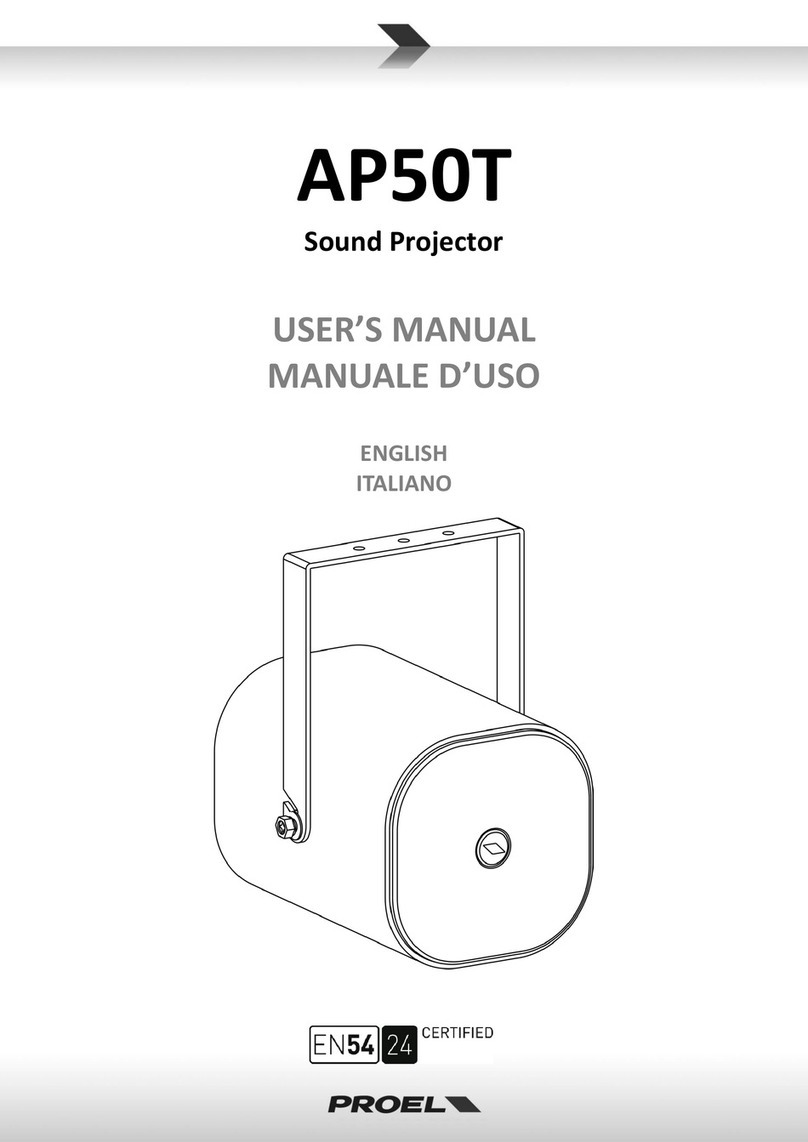 PROEL AP50T User manual