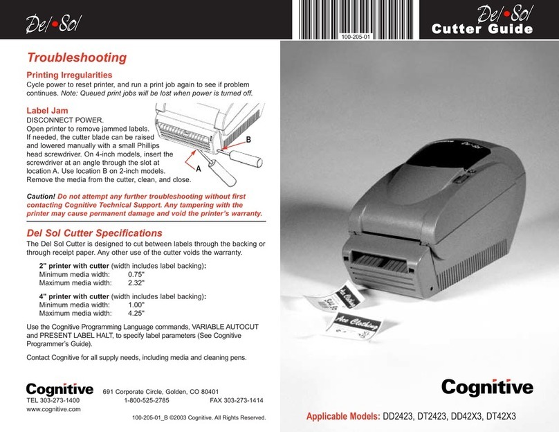 CognitiveTPG Del Sol DD2423 User manual