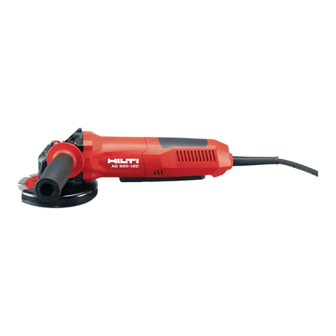 Hilti AG 500-12D User manual