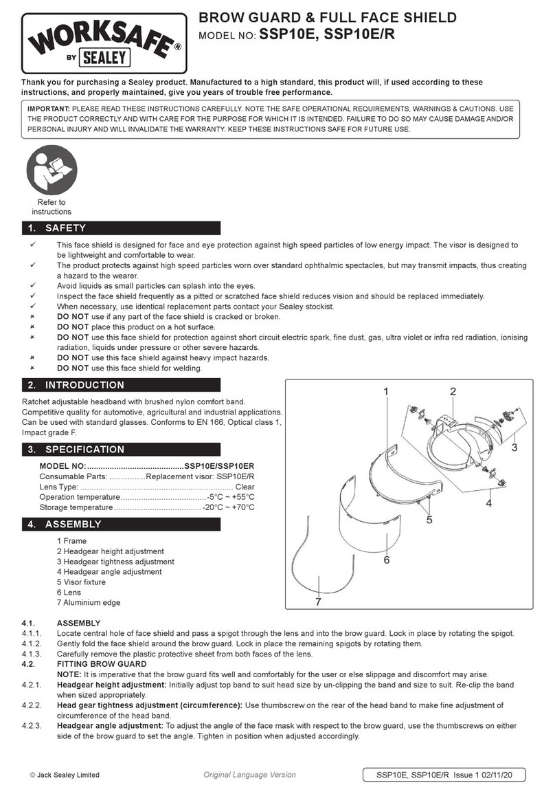 Sealey WORKSAFE SSP10E User manual