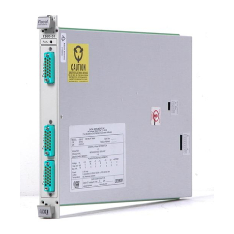 Racal Instruments 1260 User manual