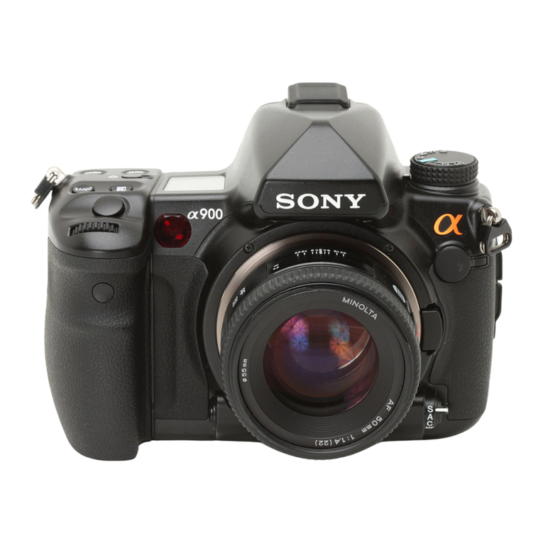 Sony A900 - Alpha 24.6MP DSLR Camera User manual