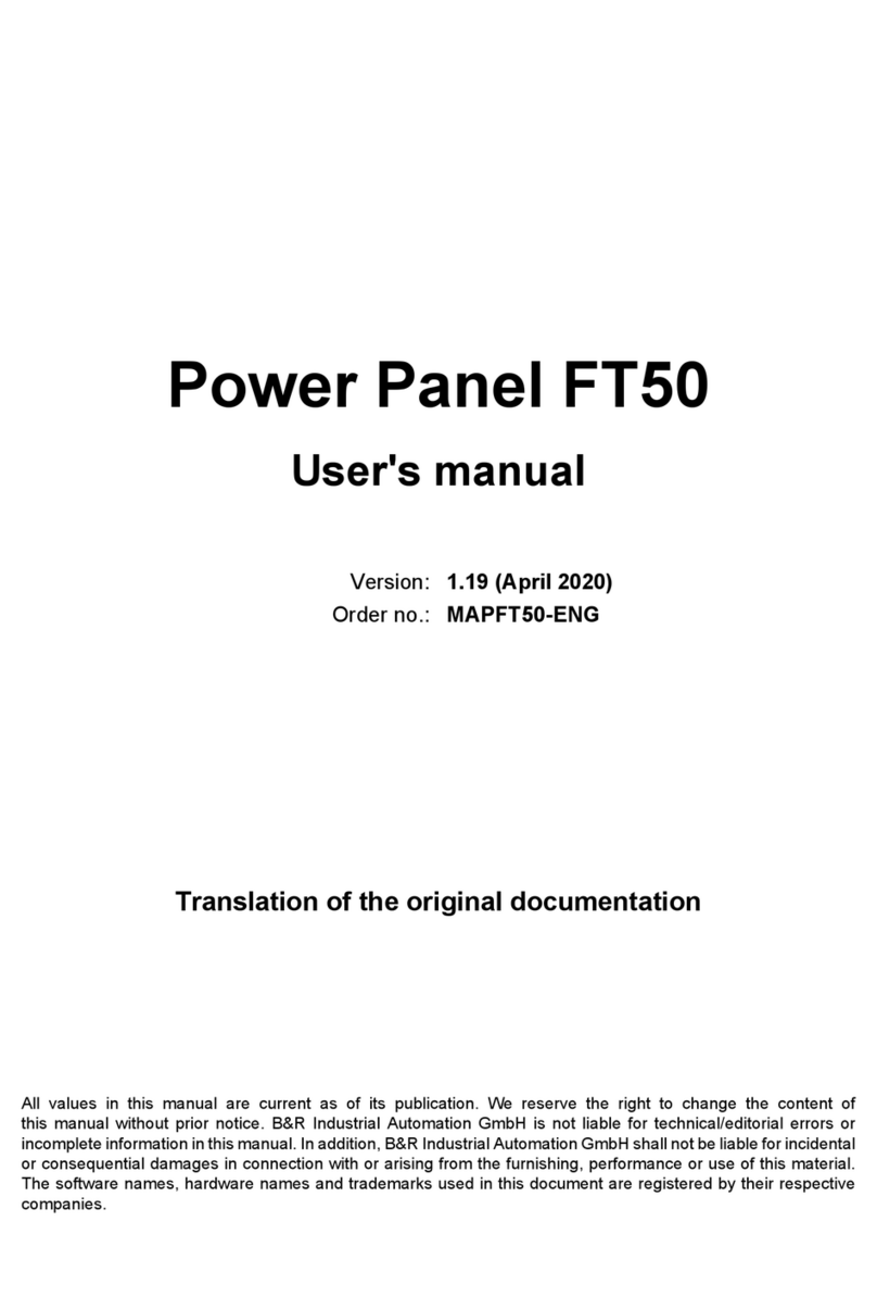 ABB B&R FT50 user manual
