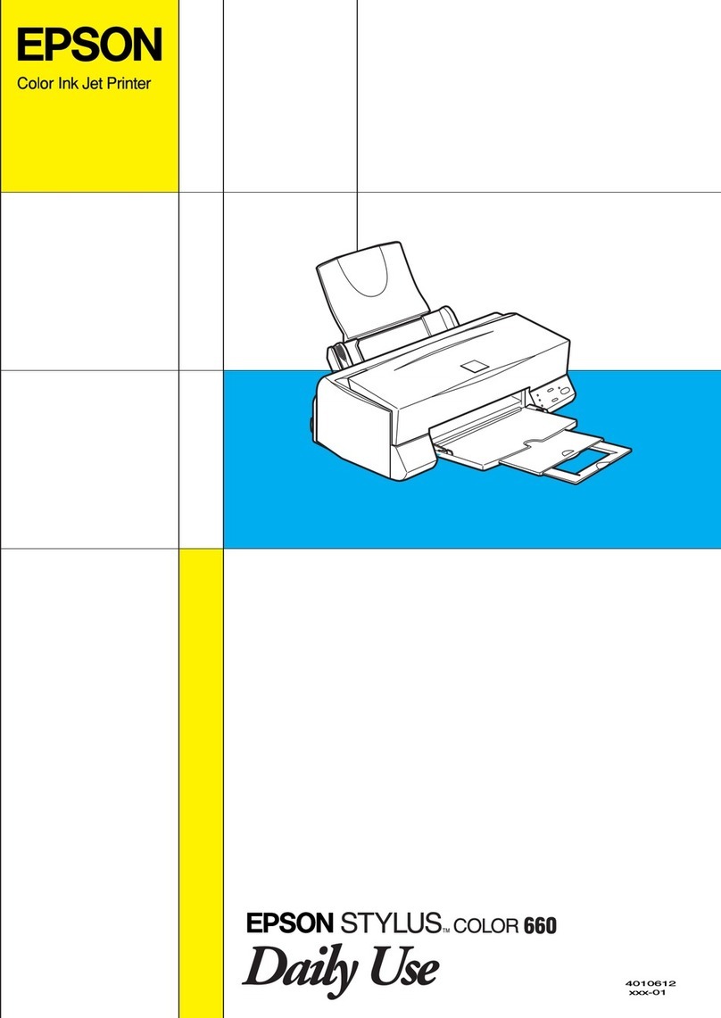 Epson Stylus Color 660 User manual