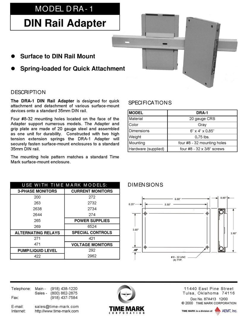 TIME MARK DRA-1 User manual