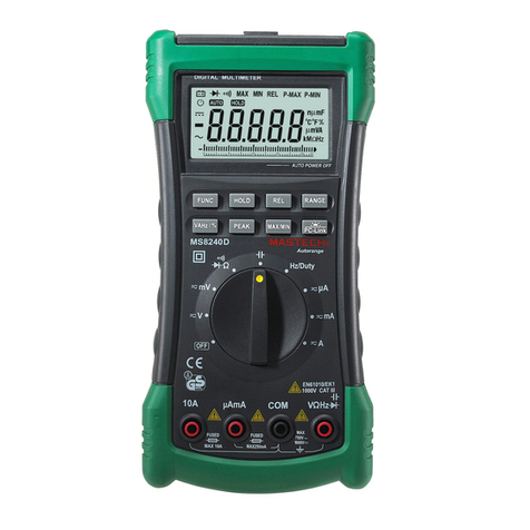 Mastech MS8240D User manual Mastech MS8240D User manual