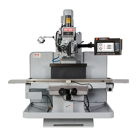 XYZ Machine Tools ProtoTRAK RMX Safety and Quick Start guide