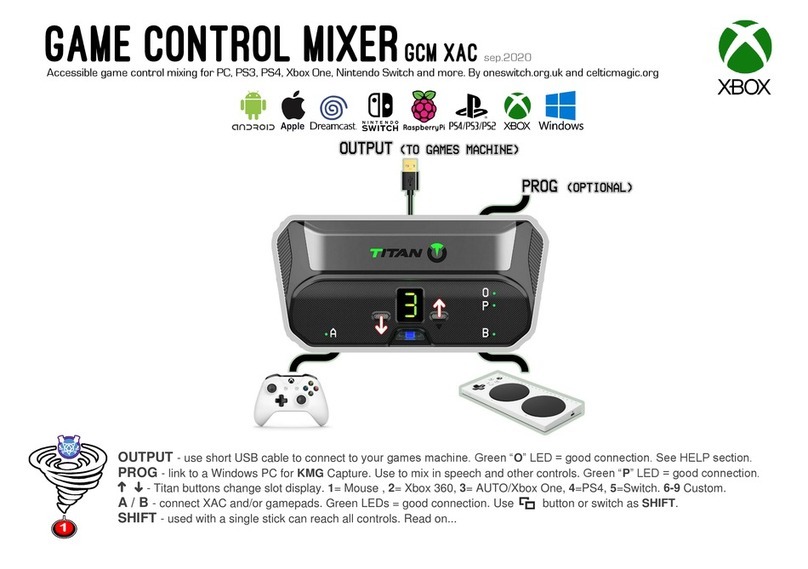 XBOX GCM XAC quick start guide