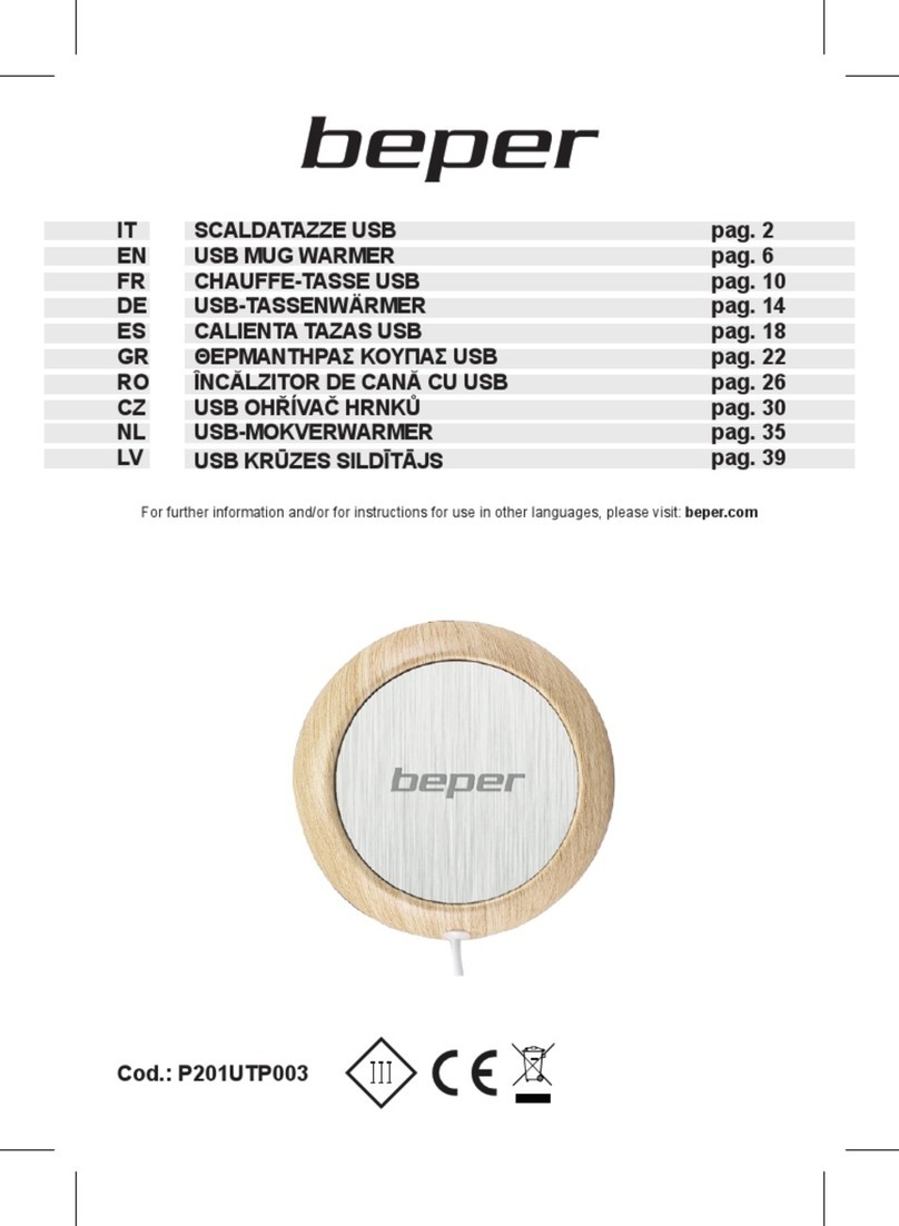 Beper P201UTP003 use instructions
