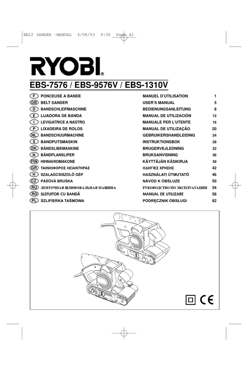 Ryobi EBS-7576 User manual