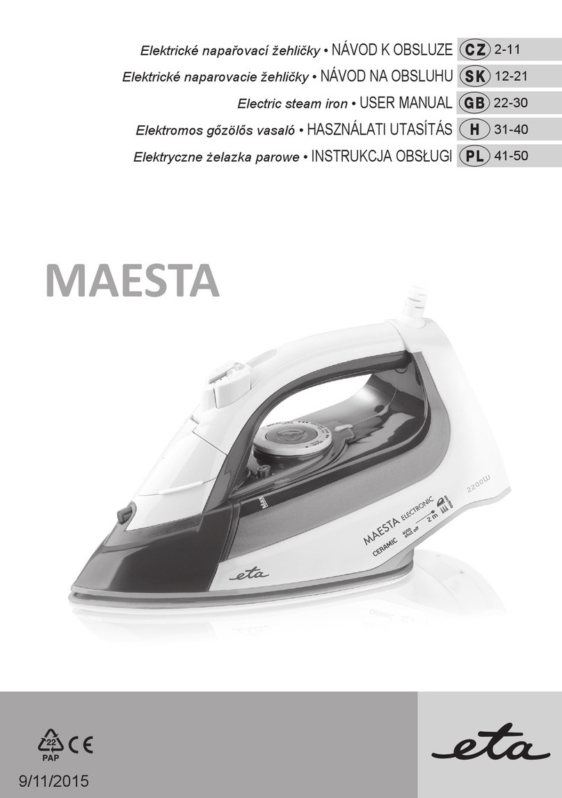 eta MAESTA 287 Series user manual