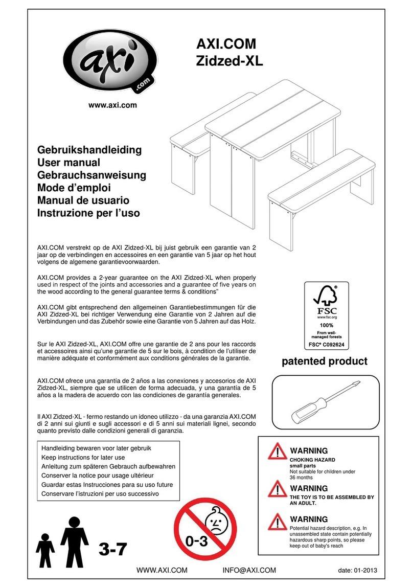 Axi Zidzed-XL user manual