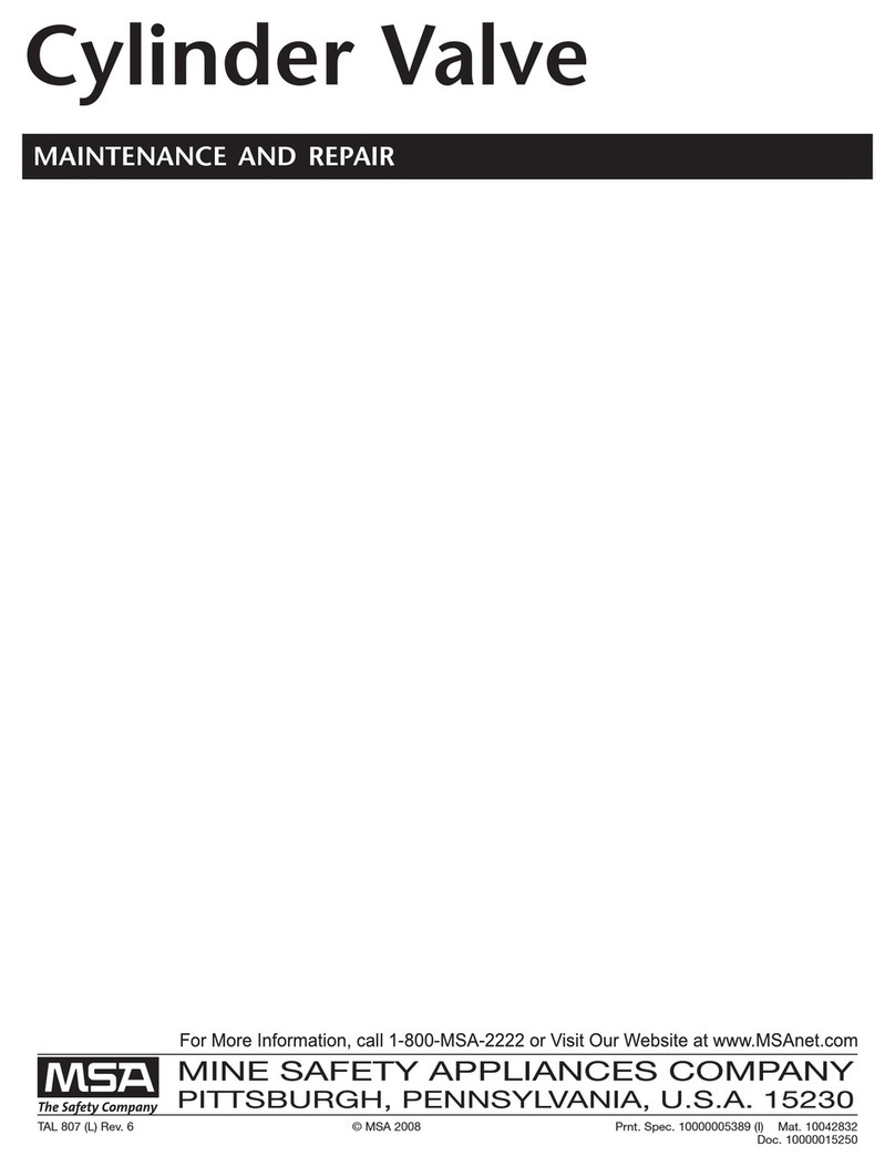 MSA Cylinder Valve Maintenance and Repair