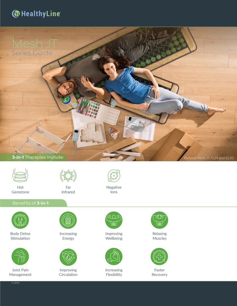 HealthyLine Mesh JT Series instruction manual