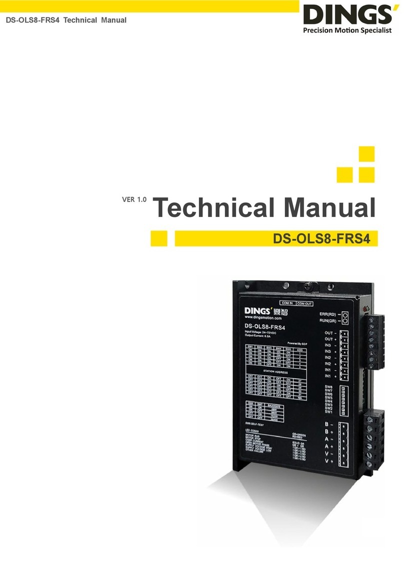 Dings DS-OLS8-FRS4 Technical manual
