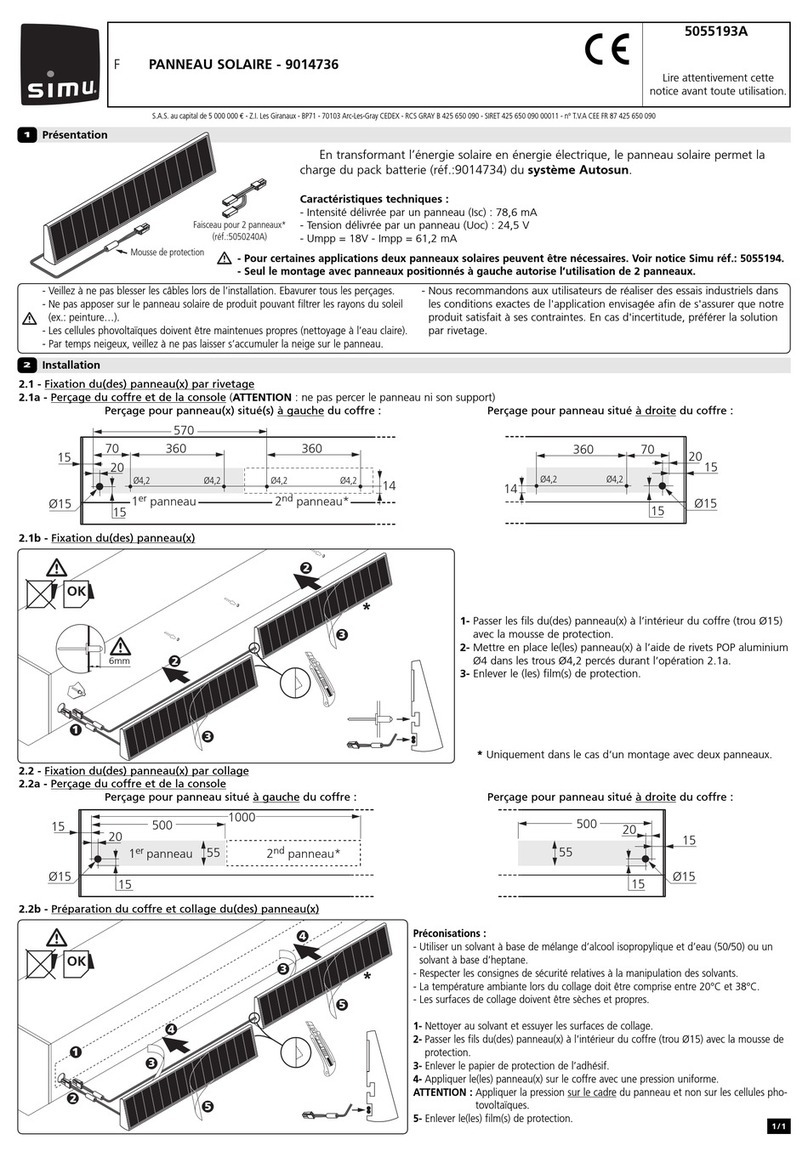 Simu 9014736 User manual