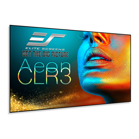 Elite Screens aeonclr series User manual Elite Screens aeonclr series User manual