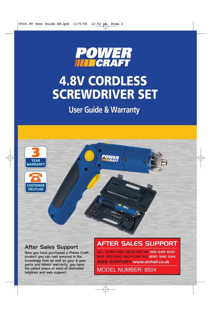 Power Craft PCS4.8V Technical manual Power Craft PCS4.8V Technical manual