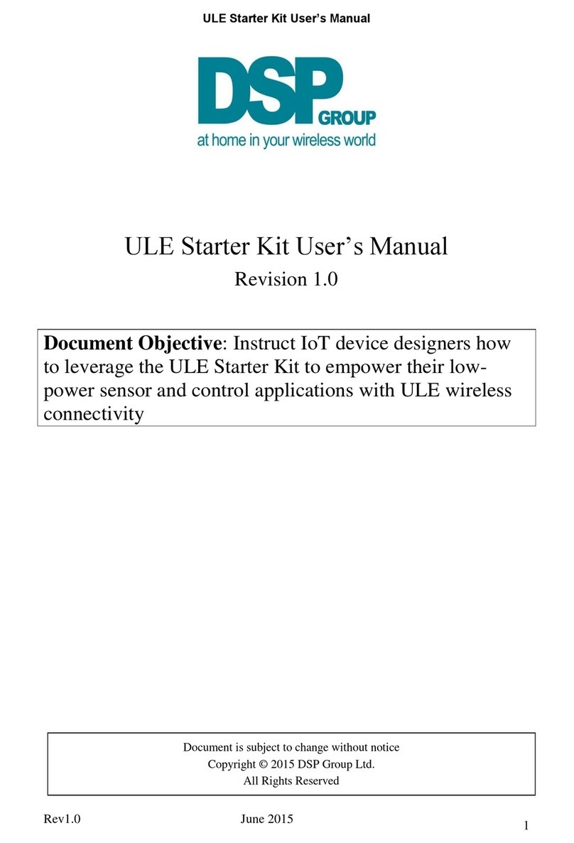 DSP ULE Starter Kit user manual