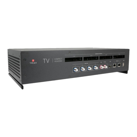 Triax TDcH Series User manual