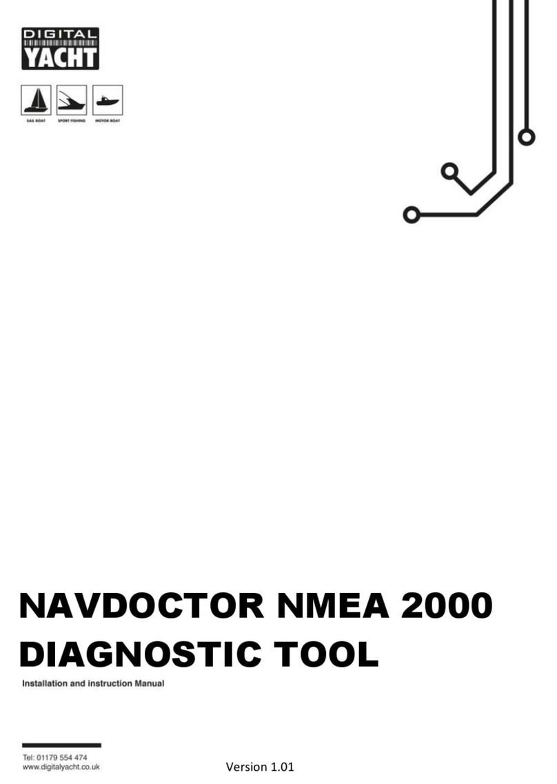 DIGITAL YACHT NAVDOCTOR NMEA 2000 Installation and instruction manual