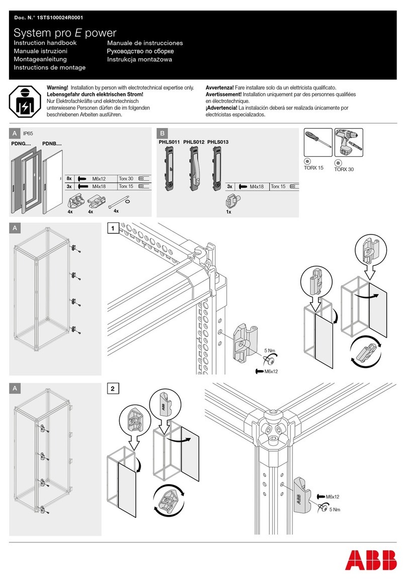 ABB System pro E power Instruction handbook