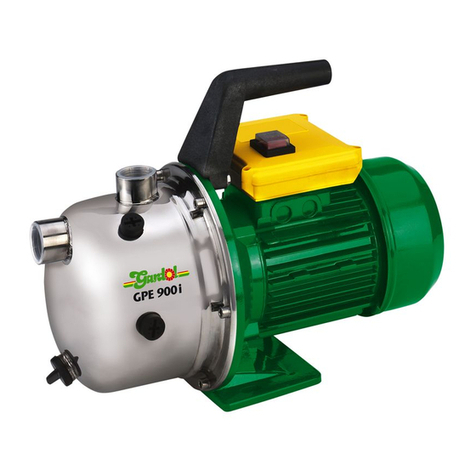 Gardol GPE 900 i operating instructions